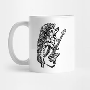 SEEMBO Hedgehog Playing Guitar Guitarist Musician Music Band Mug